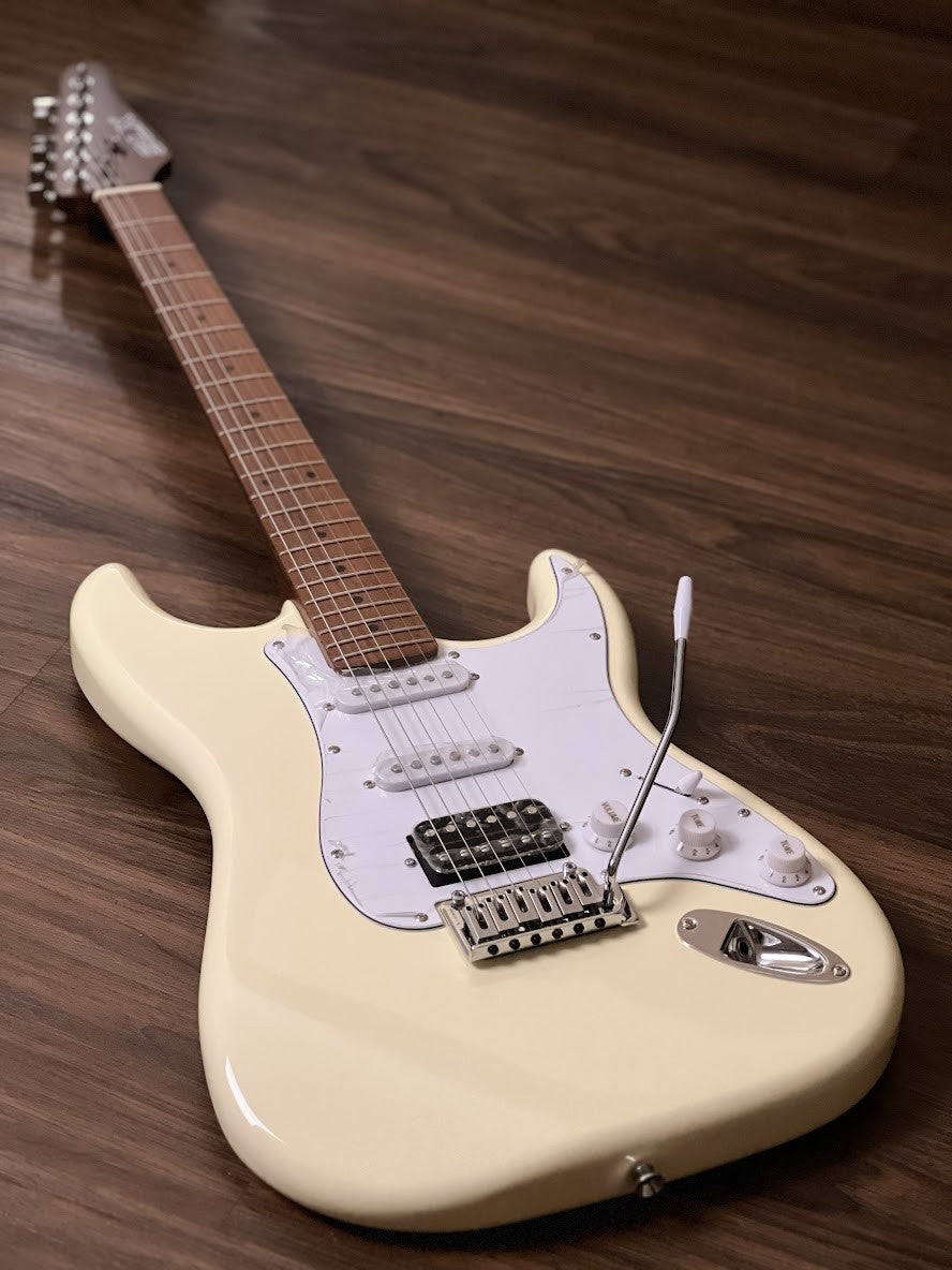 SLX Hawk Classic Lite 22 HSS in Vintage White with Roasted Maple FB