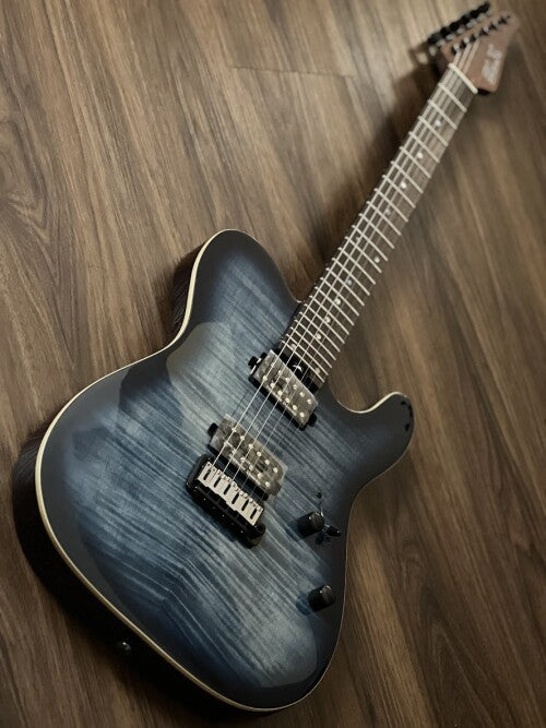 SLX Raven Modern Pro 24 HH in Faded Blue Burst with Rosewood FB