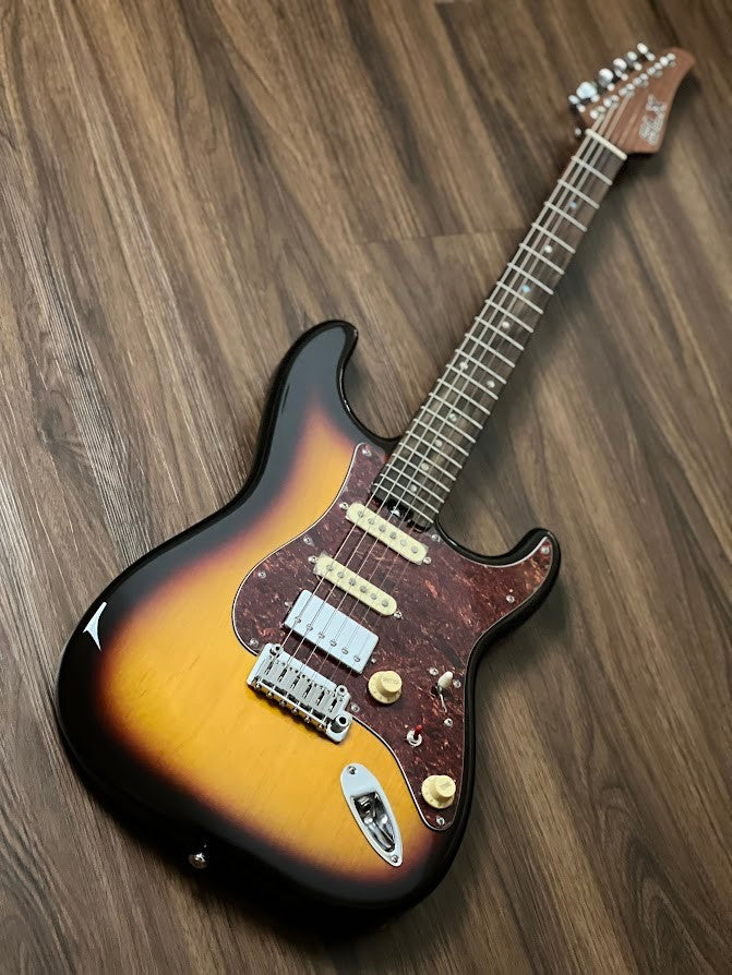 SLX Hawk Classic 22 HSS in 3-tone Sunburst with Rosewood FB