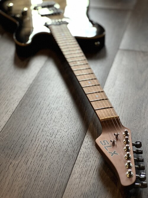 SLX Raven Modern Pro 24 HH in Charcoal Burst with Roasted Maple FB