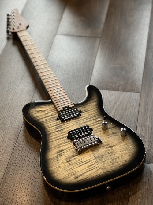 SLX Raven Modern Pro 24 HH in Charcoal Burst with Roasted Maple FB