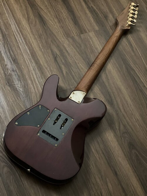 SLX Raven Modern Pro 24 HH in Tiger Eye Burst with Roasted Maple FB
