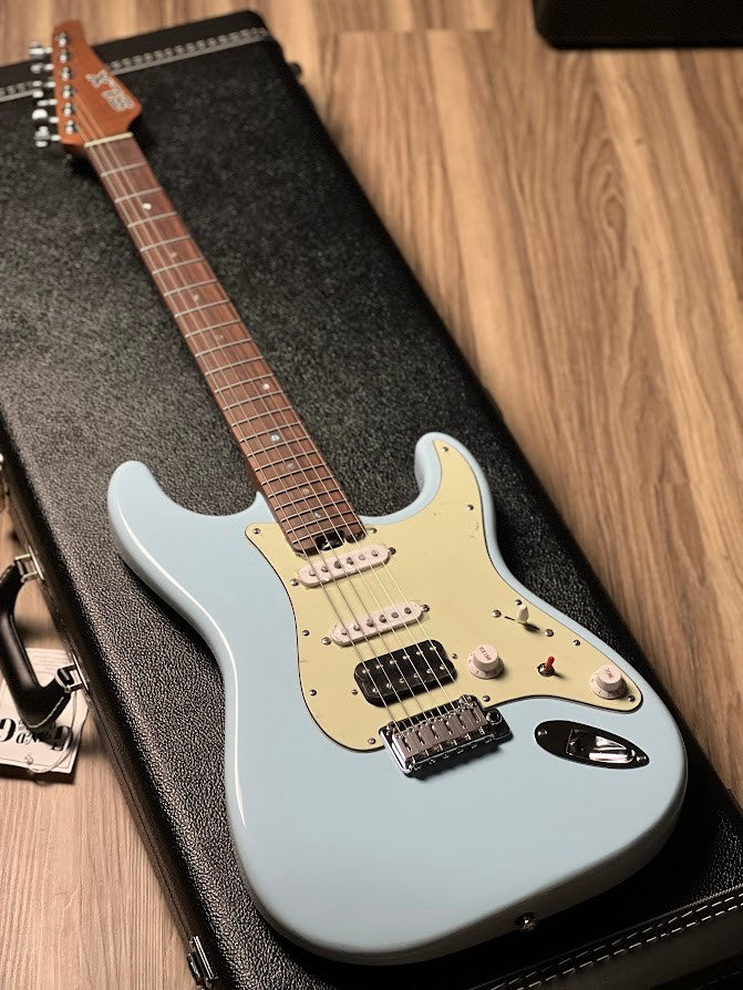 SLX Hawk Classic 22 HSS in Sonic Blue with Rosewood FB