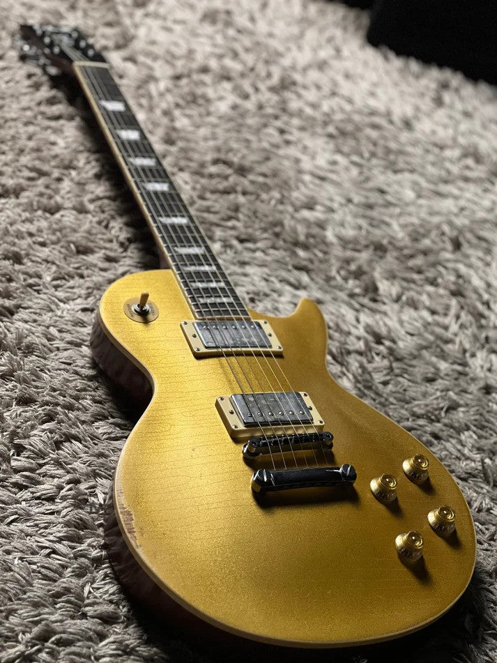 SLX Eagle Antique in Gold Top with Nitrocellulose Lacquer (Medium Relic)