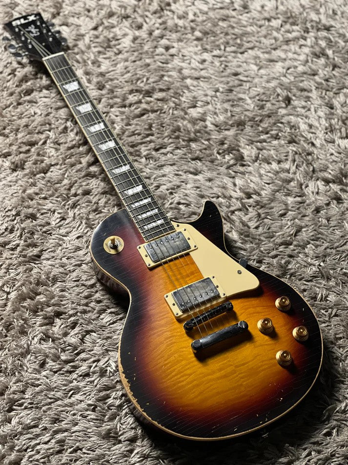 SLX Eagle Antique in Bourbon Burst with Nitrocellulose Lacquer (Medium Relic)