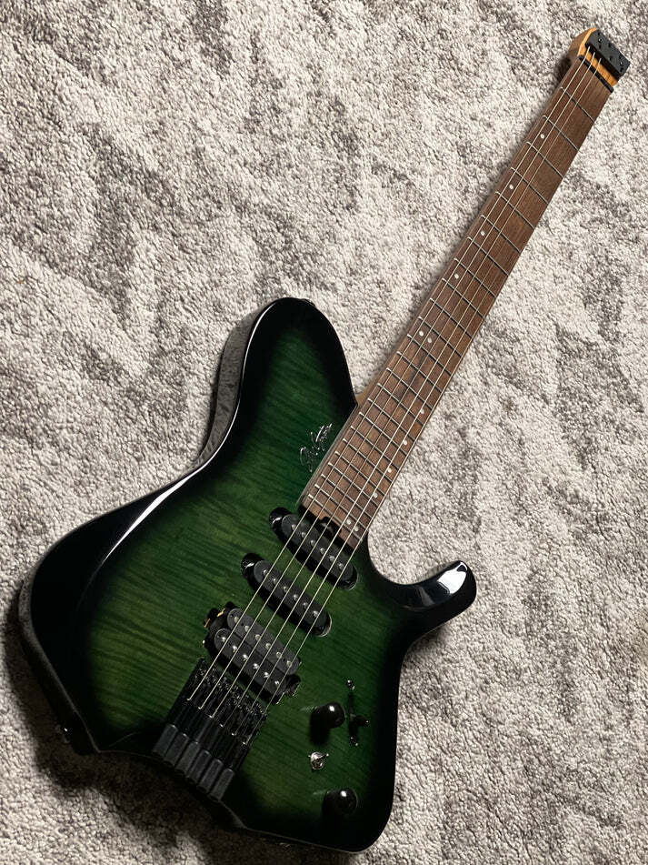 SLX Raptor Model B Headless with Flame Top in Green Burst