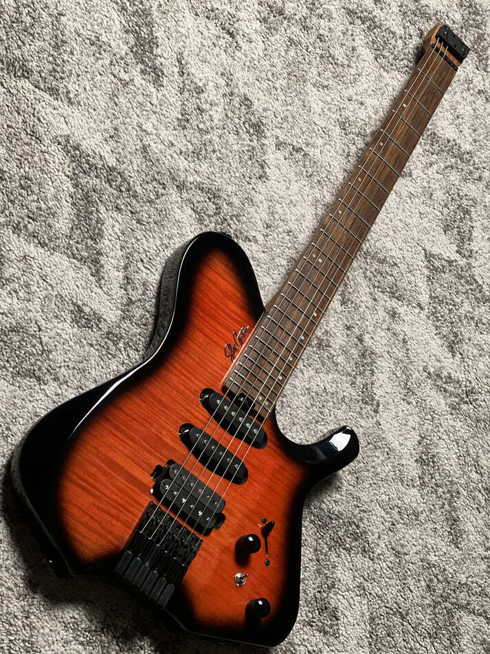 SLX Raptor Model B Headless with Flame Top in Fire Burst