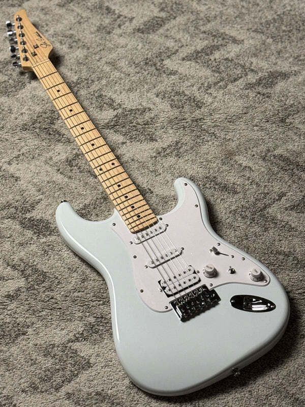 SLX Hawk Classic Essentials 22 HSS with Maple FB in Faded Sonic Blue