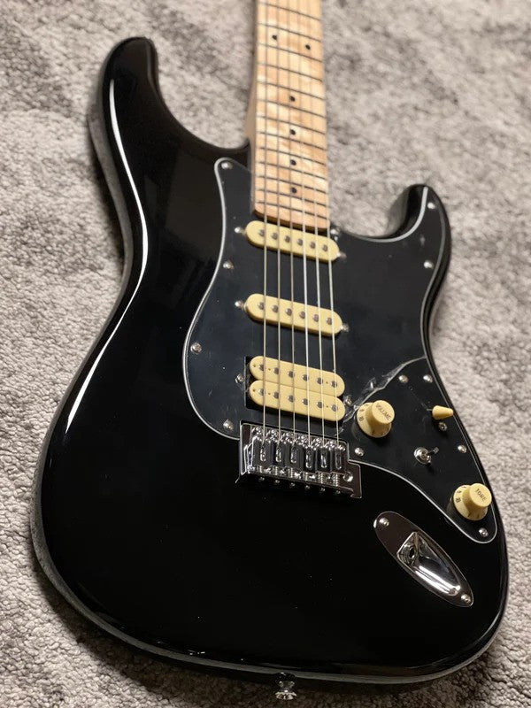 Hawk Select Essentials SLX Hawk Classic Essentials 22 HSS with Maple FB in Black – slxguitars
