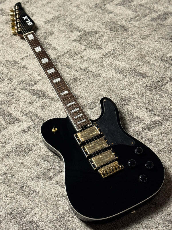 SLX Raven TM 22 Deluxe V HHH in Black Beauty with Ebony FB and Vegatrem