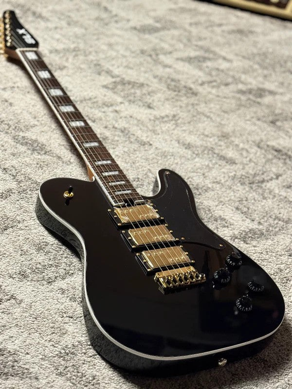 SLX Raven TM 22 Deluxe V HHH in Black Beauty with Ebony FB and Vegatrem
