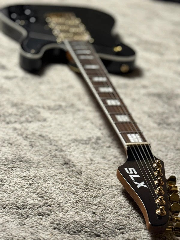 SLX Raven TM 22 Deluxe V HHH in Black Beauty with Ebony FB and Vegatrem