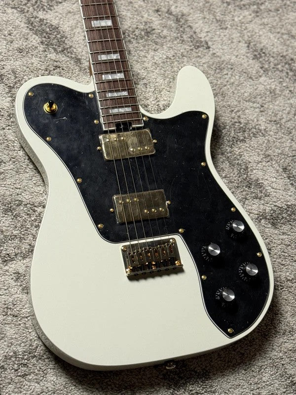 SLX Raven Deluxe HH in Olympic White with Rosewood FB
