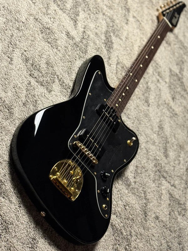 SLX Heron Classic P90 in Black with Gold Hardware