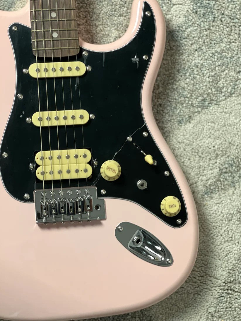 SLX Hawk Classic Essentials 22 HSS with Rosewood FB in Shell Pink