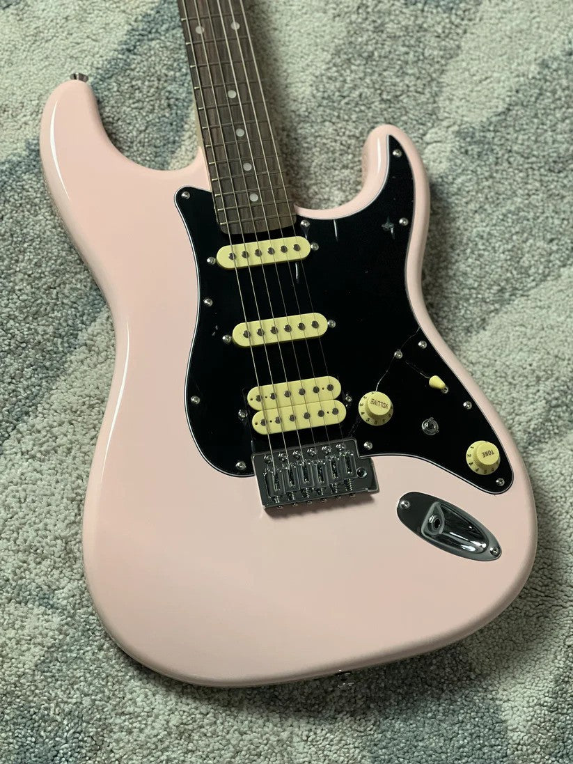 SLX Hawk Classic Essentials 22 HSS with Rosewood FB in Shell Pink