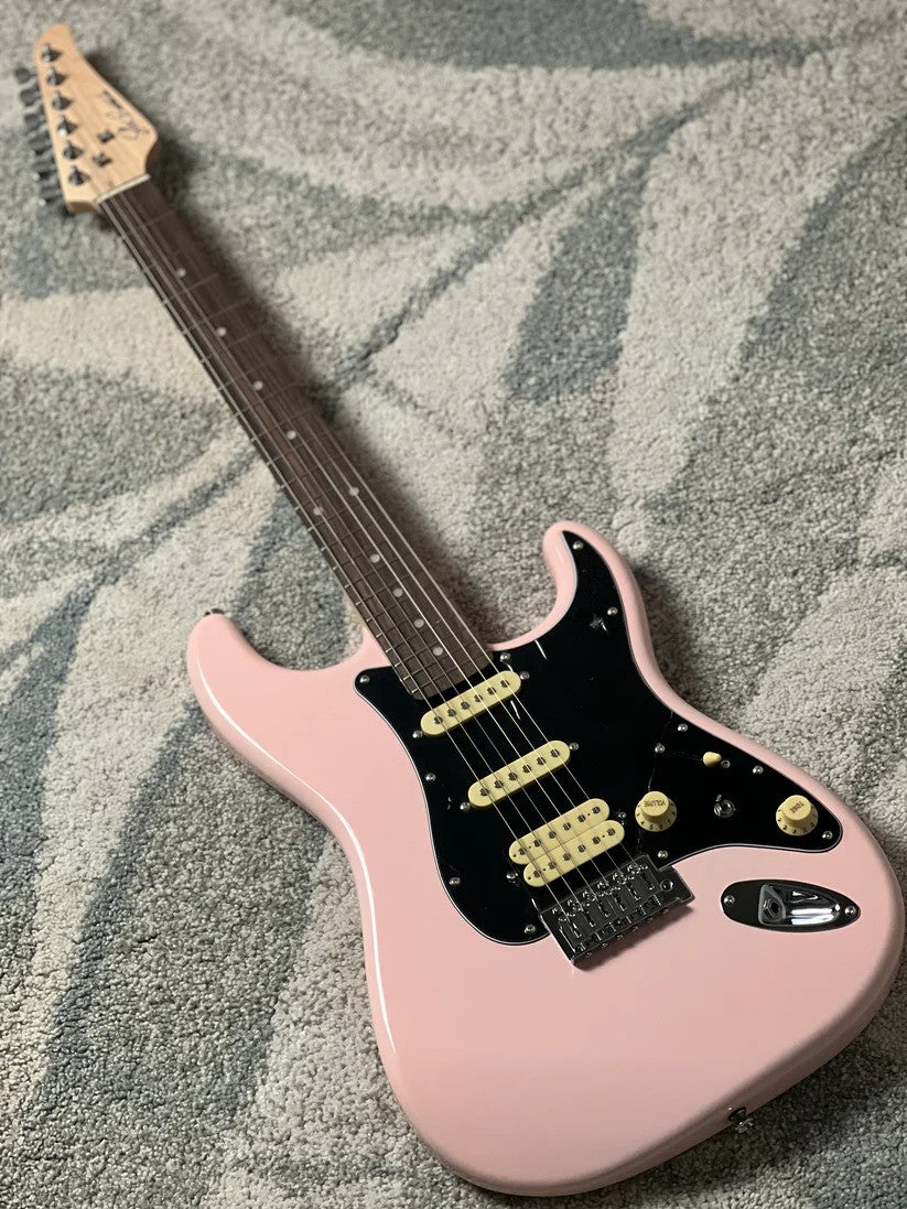 SLX Hawk Classic Essentials 22 HSS with Rosewood FB in Shell Pink
