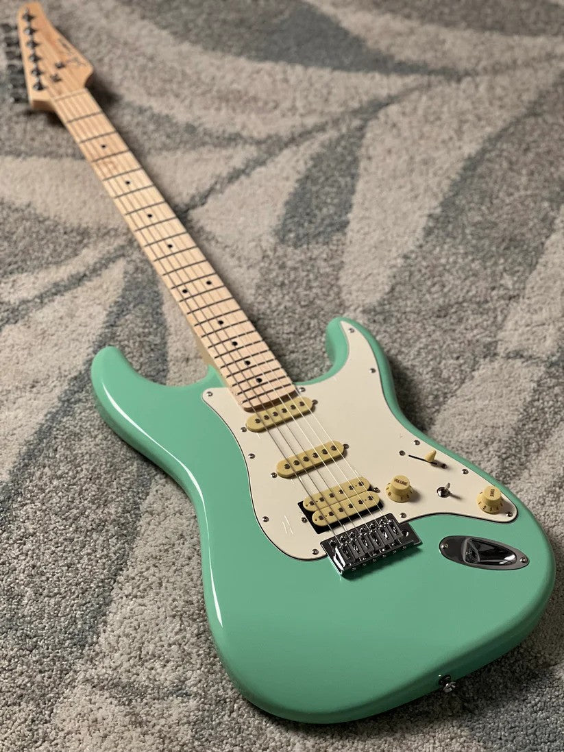 SLX Hawk Classic Essentials 22 HSS with Maple FB in Surf Green