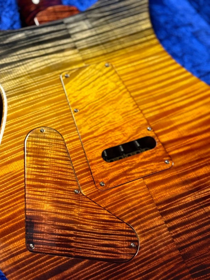 SLX Imperial 24 HH with 5A Solid Flame Top and Back in Galaxy Fade