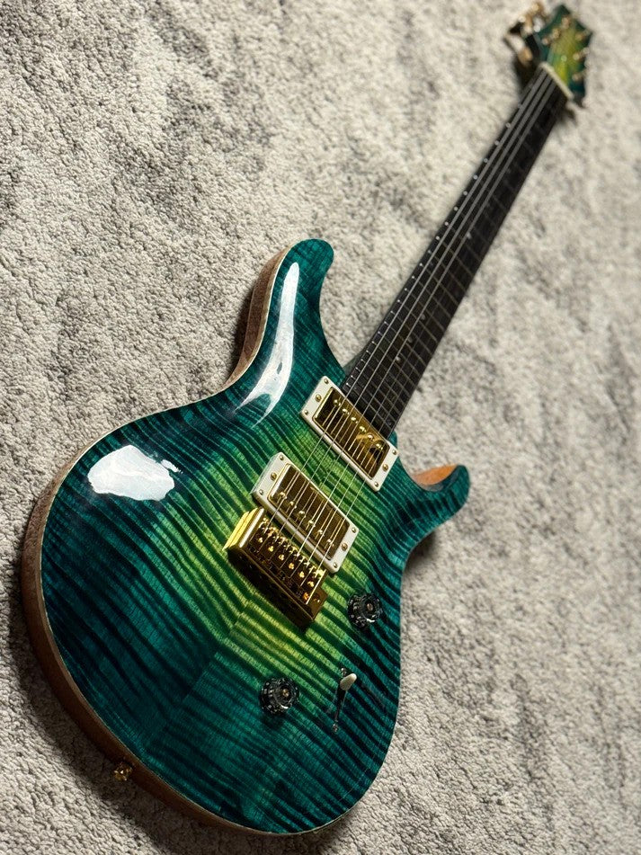 SLX Imperial 24 HH with 5A Solid Flame Top in Laguna Glow with Gold Hardware