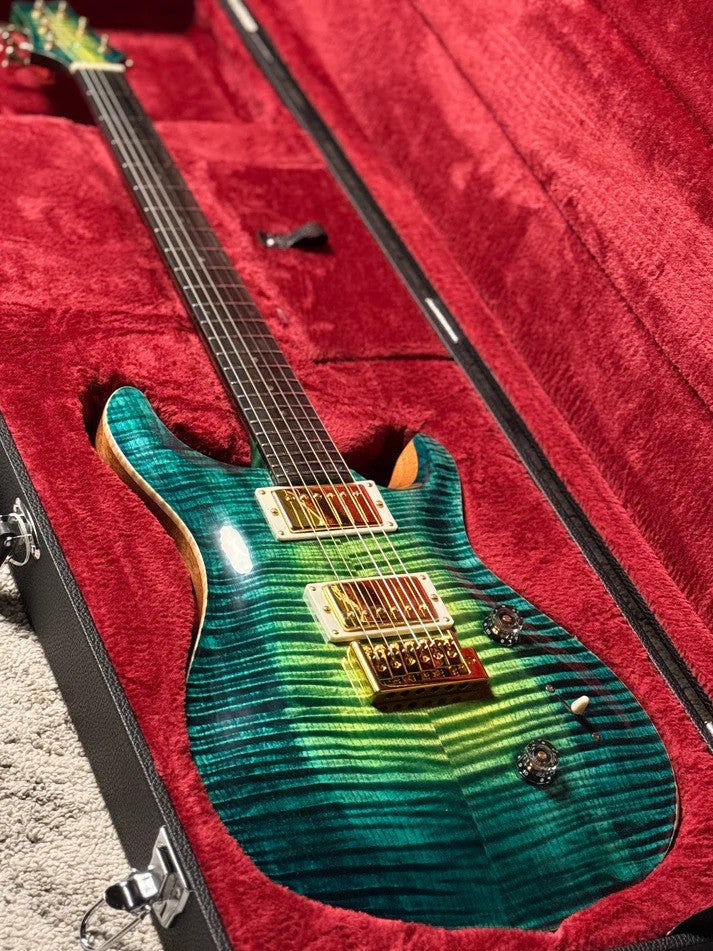 SLX Imperial 24 HH with 5A Solid Flame Top in Laguna Glow with Gold Hardware