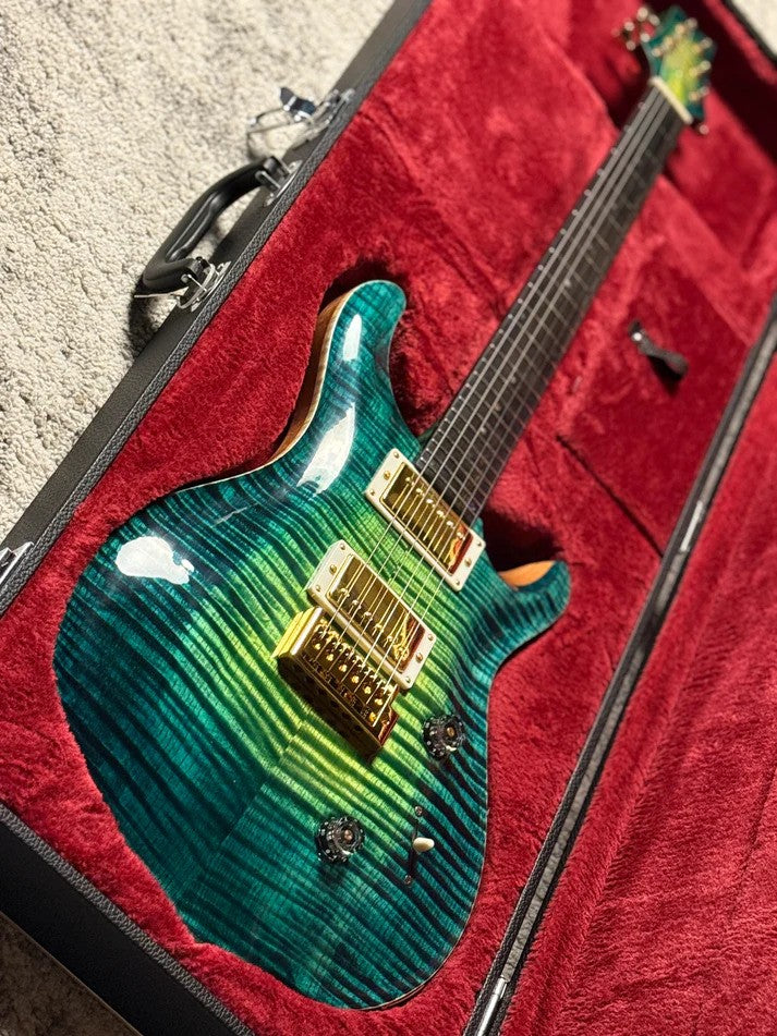 SLX Imperial 24 HH with 5A Solid Flame Top in Laguna Glow with Gold Hardware