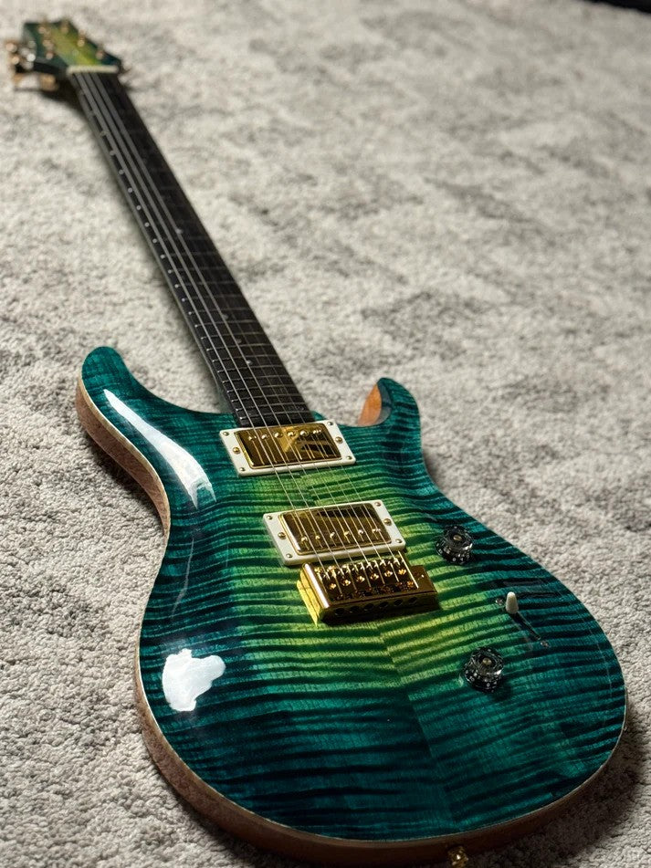 SLX Imperial 24 HH with 5A Solid Flame Top in Laguna Glow with Gold Hardware