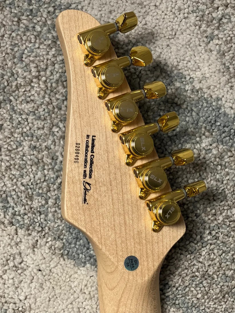 SLX X Dhatarattha Custom DST in White Shmear with Maple FB