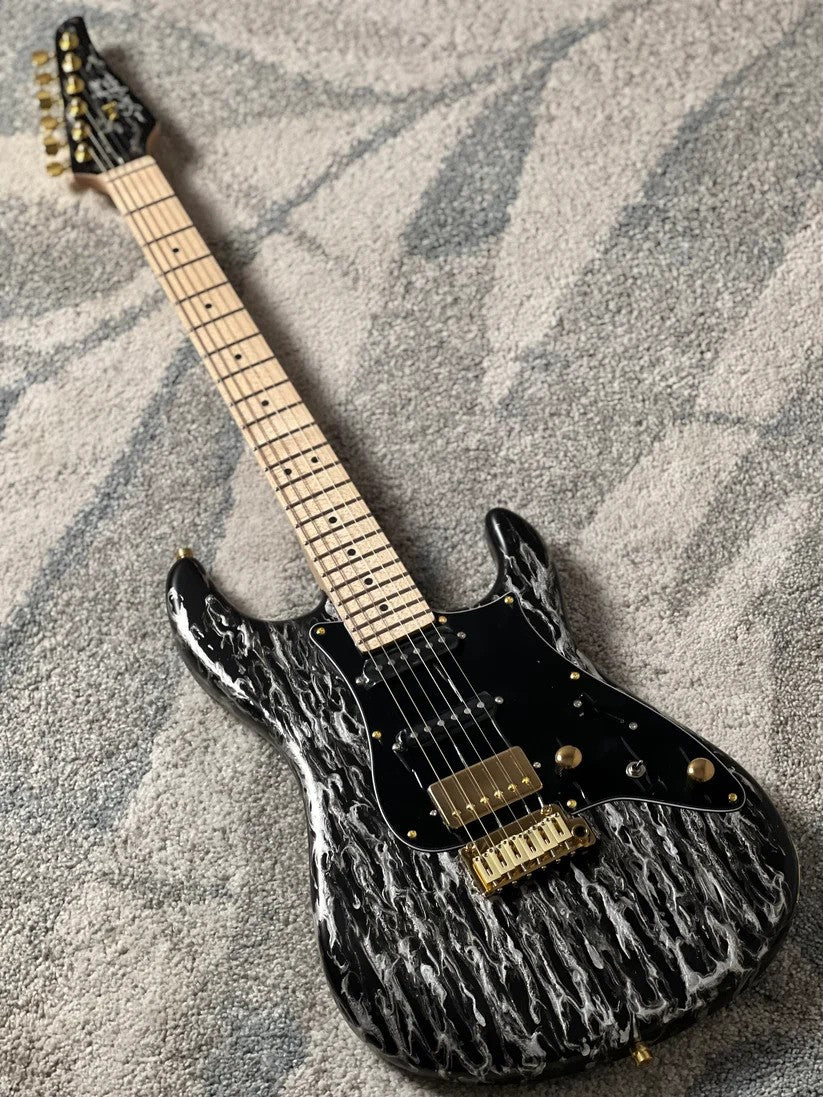 SLX X Dhatarattha Custom DST in Black Shmear with Maple FB