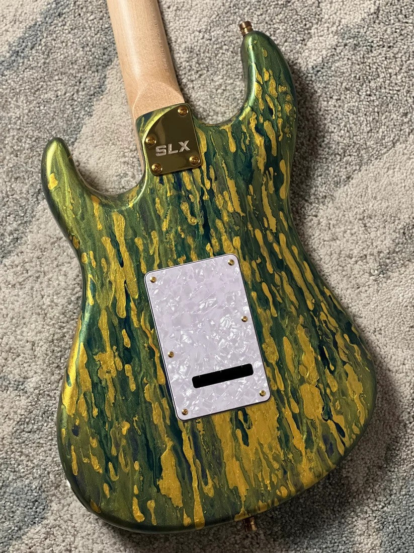 SLX X Dhatarattha Custom DST in Malibu Shmear with Maple FB