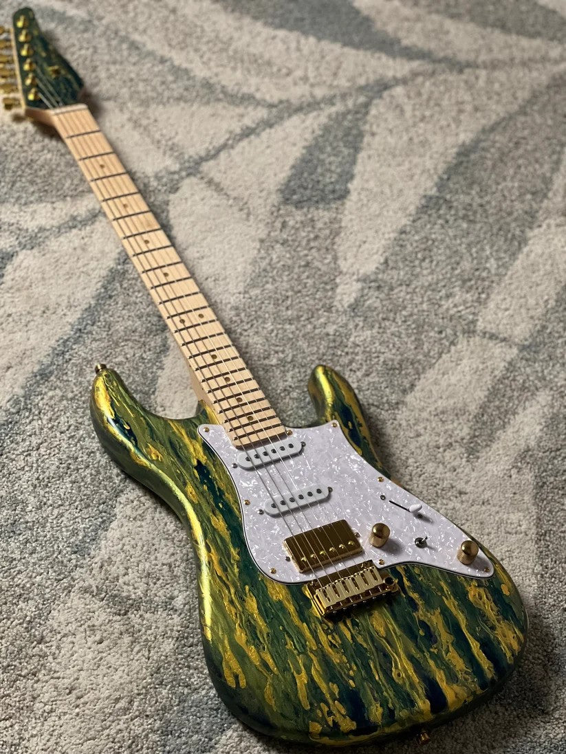 SLX X Dhatarattha Custom DST in Malibu Shmear with Maple FB