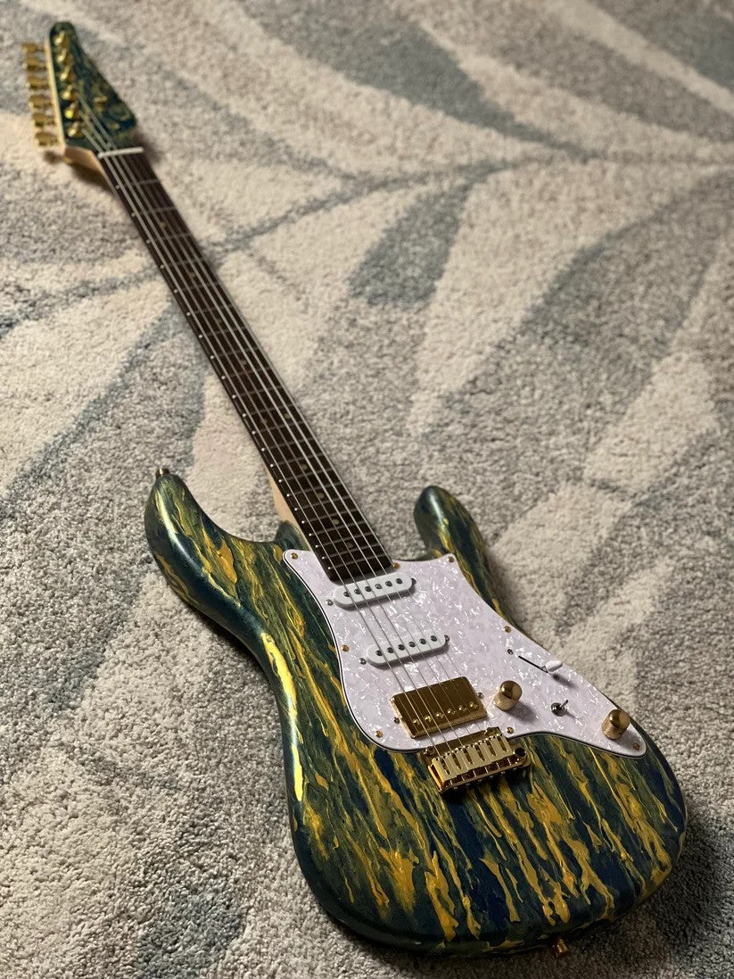 SLX X Dhatarattha Custom DST in Malibu Shmear with Rosewood FB