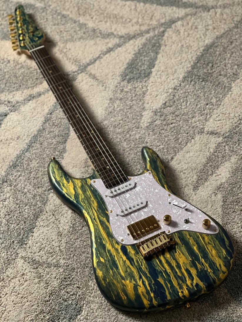 SLX X Dhatarattha Custom DST in Malibu Shmear with Rosewood FB