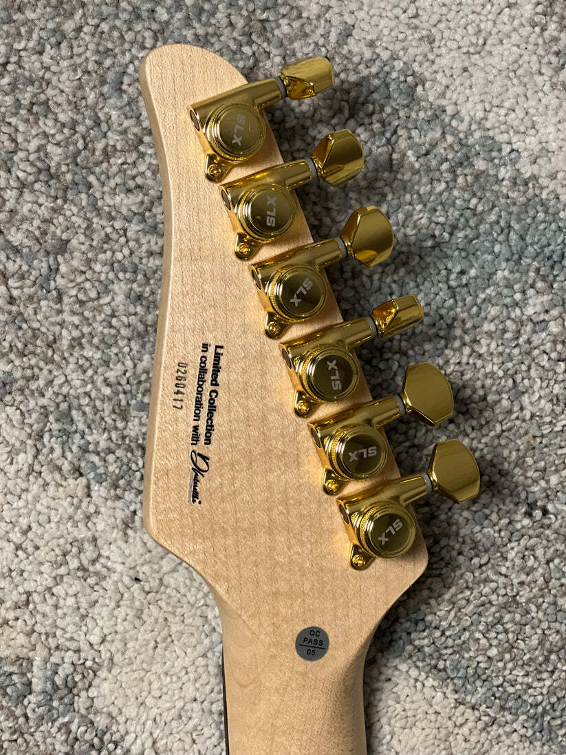 SLX X Dhatarattha Custom DST in Antarctic Shmear with Rosewood FB