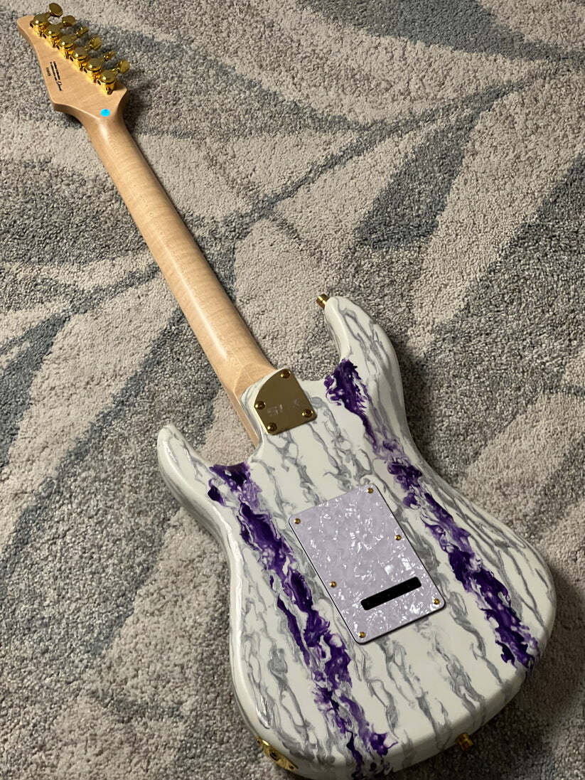 SLX X Dhatarattha Custom DST in Amethyst Shmear with Maple FB