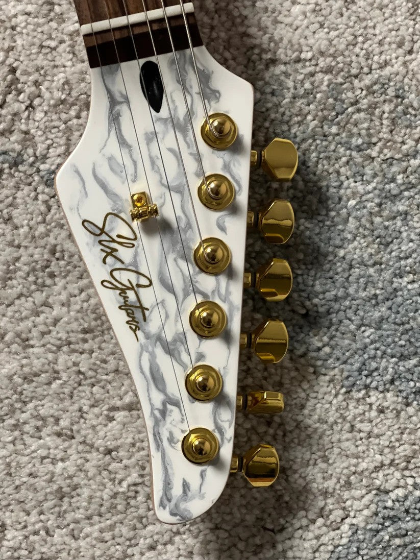 SLX X Dhatarattha Custom DST in Amethyst Shmear with Rosewood FB