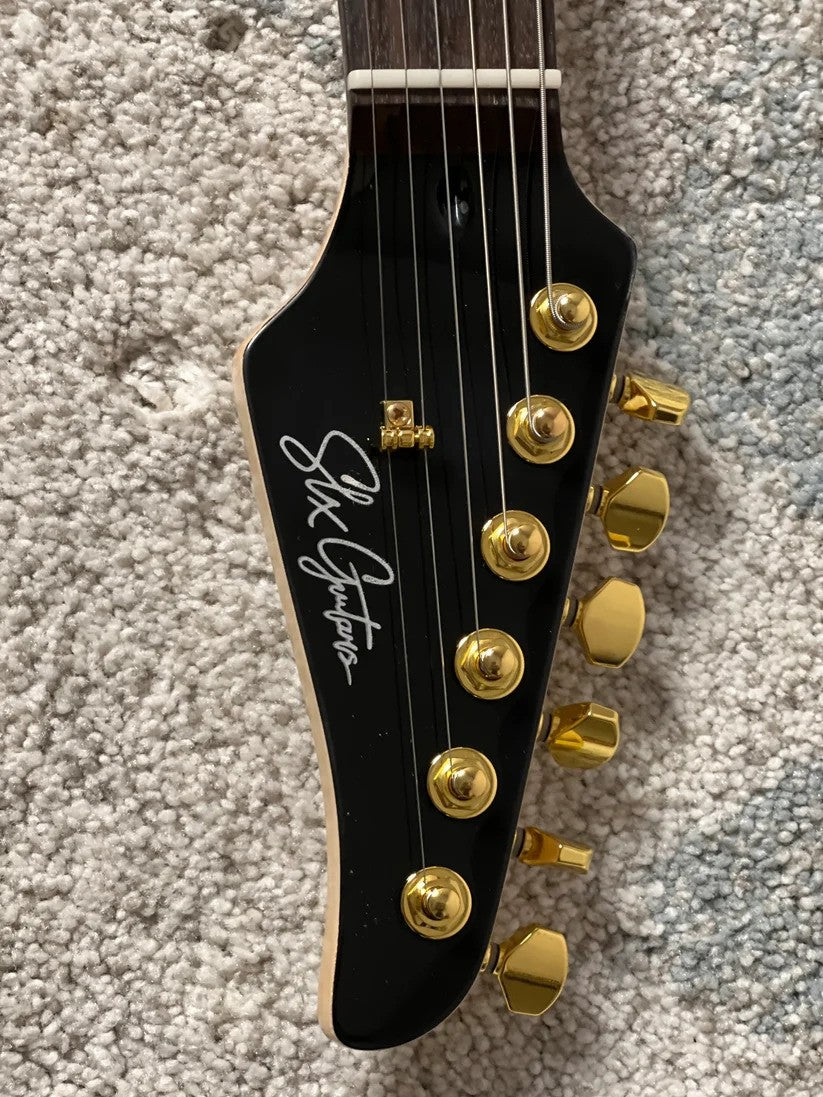SLX X Dhatarattha Custom DST in High Gloss Black with Rosewood FB
