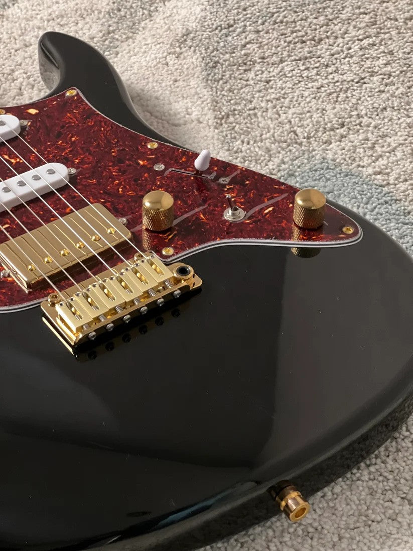 SLX X Dhatarattha Custom DST in High Gloss Black with Rosewood FB