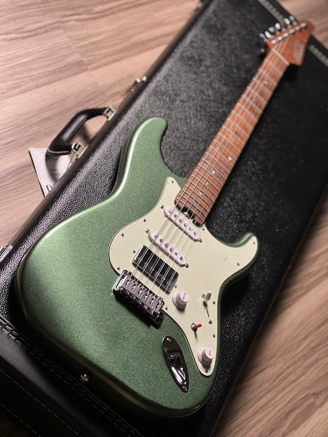 SLX Hawk Classic 22 HSS in Jade Green Metallic with Roasted Maple FB