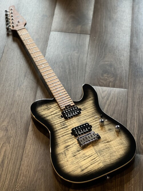 SLX Raven Modern Pro 24 HH in Charcoal Burst with Roasted Maple FB