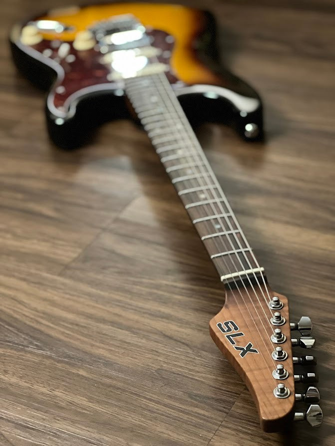 SLX Hawk Classic 22 HSS in 3-tone Sunburst with Rosewood FB – slxguitars